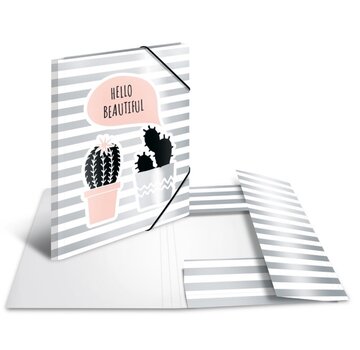 Herma Elastomap A4  cactus - hello beautiful