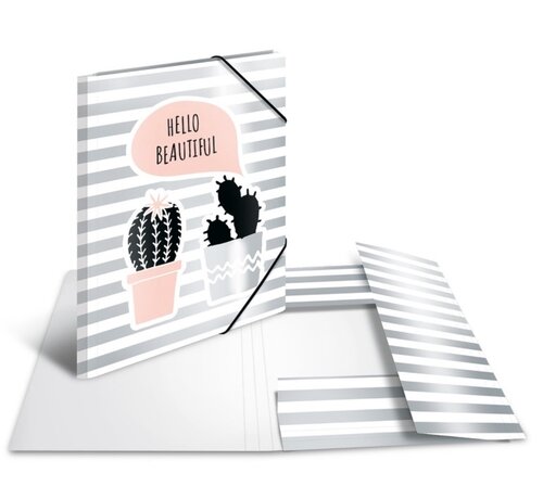 Herma Elastomap A4 - cactus - hello beautiful