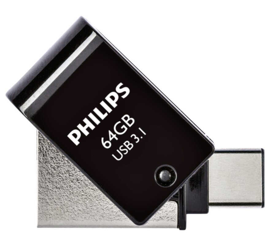 USB 3.0 stick - dual - USB A+C - 64GB