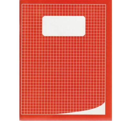 Quantore Schrift A5 - 5mm geruit - rood