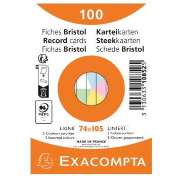 A7 Flashcards - lijn - gekleurd - 74x105