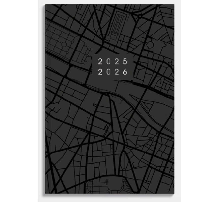 Schoolagenda - zwart - 2025-2026