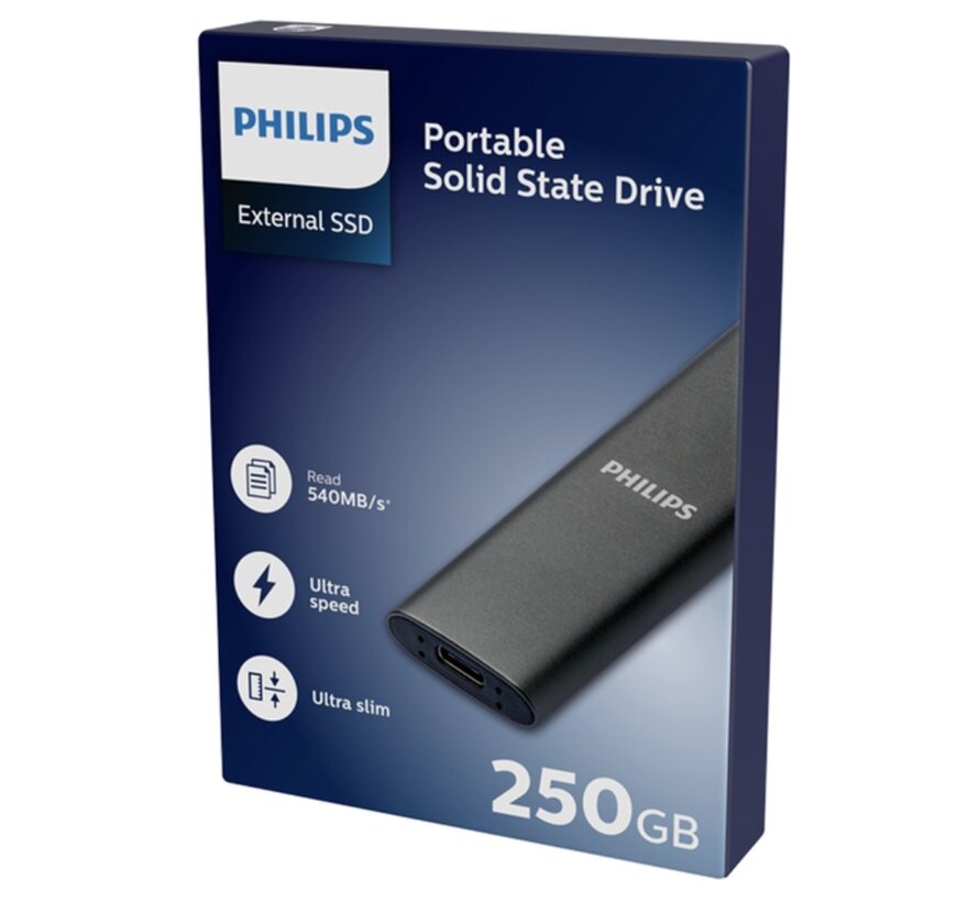 SSD schijf - USB-C 3.2 - 250GB-flash drive