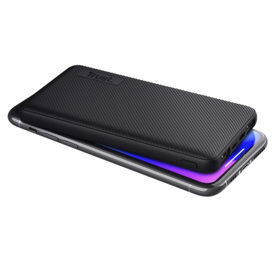 Powerbank 10.000 mAh - primo - eco - zwart