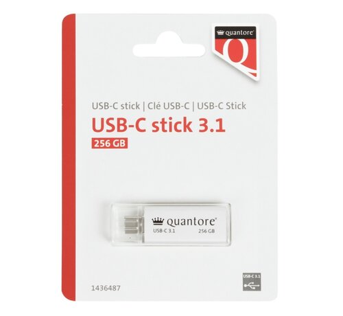 Quantore USB-C stick - 256 GB