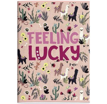 Awesome Girls A4 lijntjes schrift - alpaca