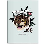 Fashionchick A4 ruitjes schrift