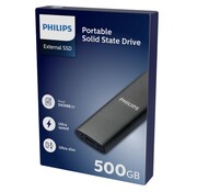 Philips SSD schijf - USB-3.2 - 500GB