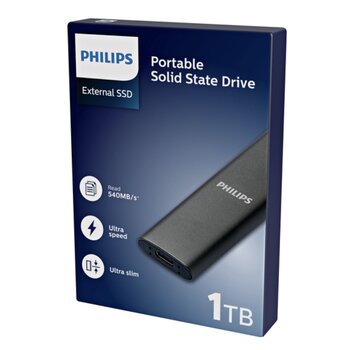 Philips SSD schijf - USB-3.2 - 1TB