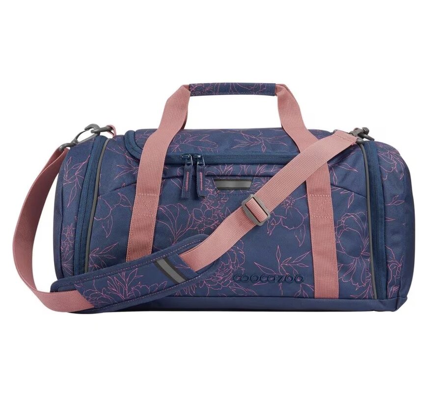 Sporttas - blauw / roze