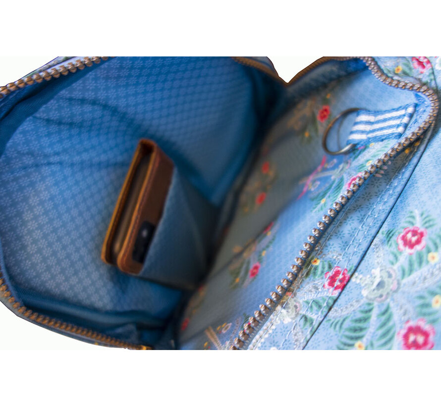 Laptop rugzak - palmboom - blauw