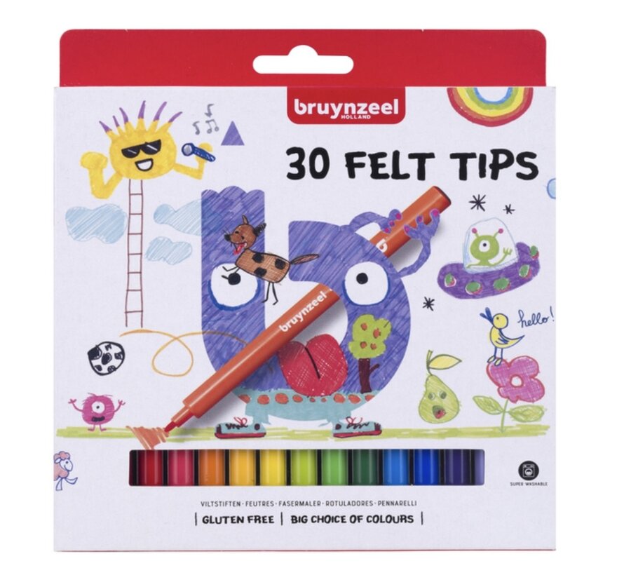 Felt tips viltstiften - 30st