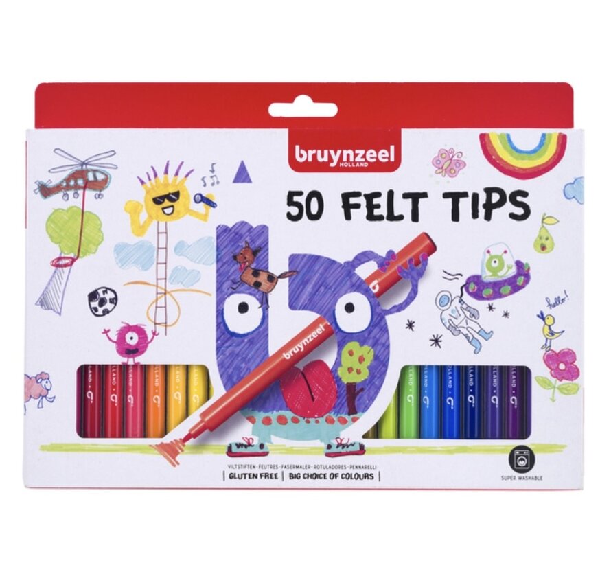 Felt tips viltstiften - 50st