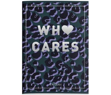 Supertrash A4 ruitjes schrift paars - schade