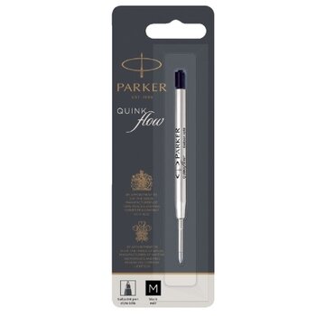 Parker Jotter Quinkflow balpenvulling - zwart - M