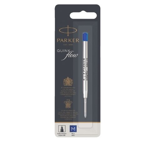 Parker Jotter Quinkflow balpenvulling - blauw - M