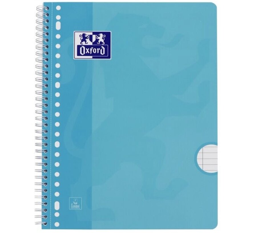 Collegeblok A4 - gelinieerd - Pastel - 2, 4 en 23 rings perforatie