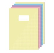 Kangaro Pastel A4 10mm ruitjes schrift - voordeelpak - 5 st