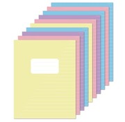 Kangaro 10 Stuks Pastel  A5 lijntjes schrift - voordeelpak