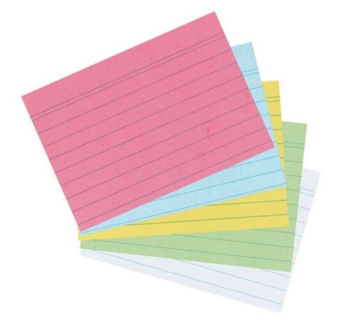 her Flashkaartjes A8 - gekleurd - gelinieerd