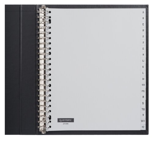 Multo Alfabetische tabbladen grijs kunststof - A t/m Z - A4 - 23r