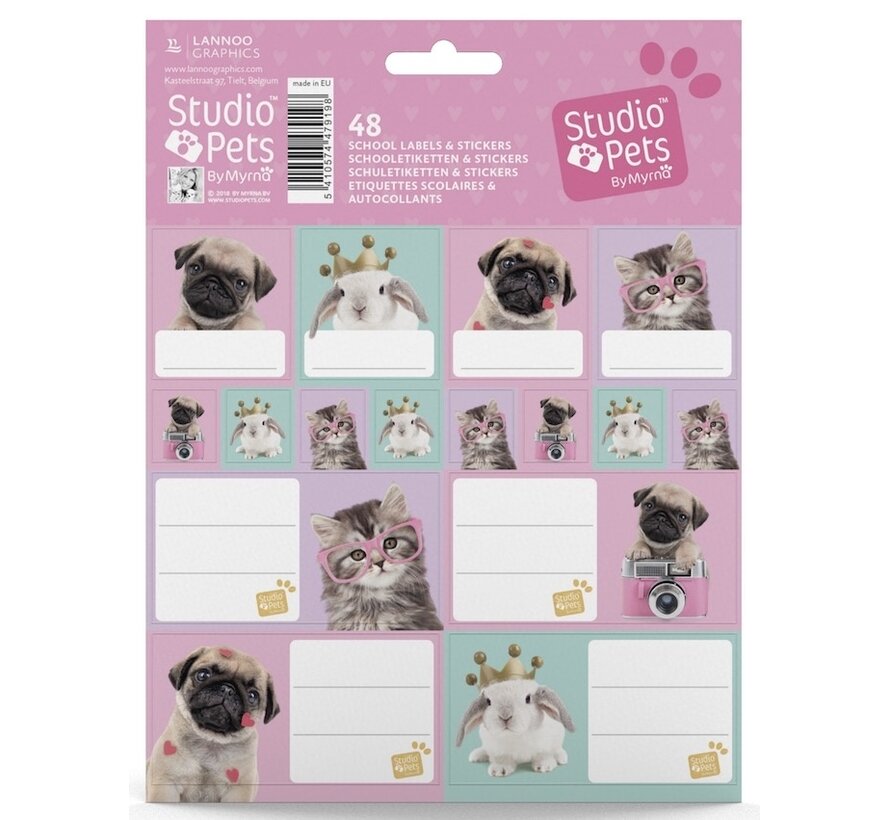 2 Rol kaftpapier + etiketten voordeelset