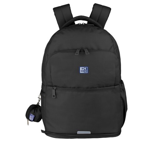 Oxford Laptop rugtas - zwart - 17 inch - 30 liter