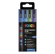 Posca Acrylmarkers - glitter - koel - 4st