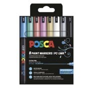 Posca Acrylmarkers - PC1MR extra fijn metallic - 8st