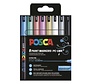 Acrylmarkers - PC1MR extra fijn metallic - 8st