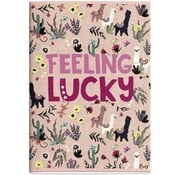 Awesome Girls A4 ruitjes schrift - alpaca