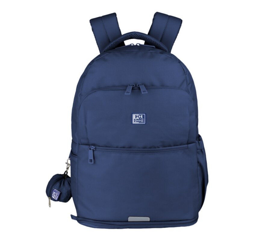 Laptop rugtas - blauw - 17 inch - 30 liter