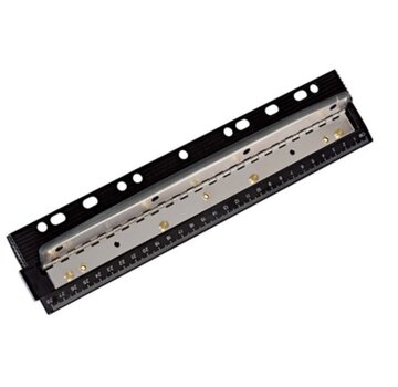 Ringband perforator - 4 rings-zwart