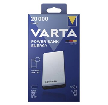 Powerbank 20.000 mAh - wit