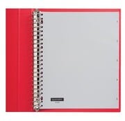 Quantore Tabbladen grijs kunststof - 1 t/m 5 - extra breed
