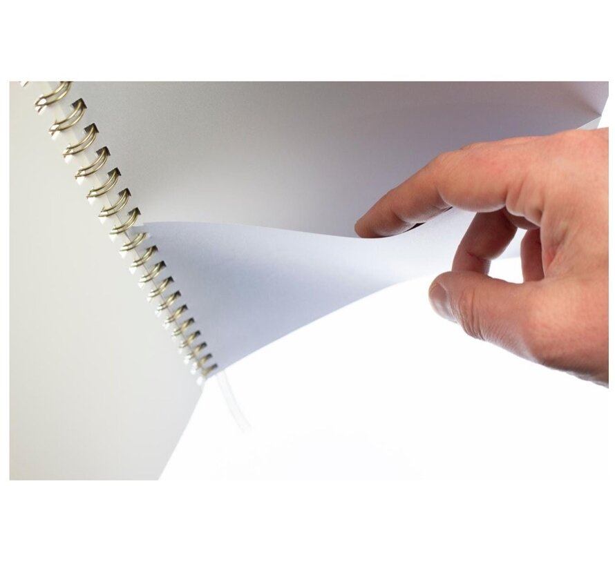 Spiraalschrift A4 lijn - softcover - imitatie krokodillenleer