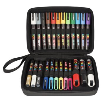 Posca Paintmarker Uni POSCA assorti koffer - 24 stuks