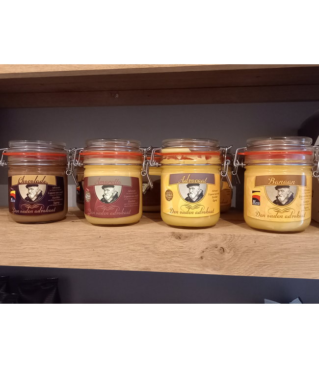 Den Oude Advokaat Den Ouden Advokaat - Advocaat Amaretto Weckpot 350ml