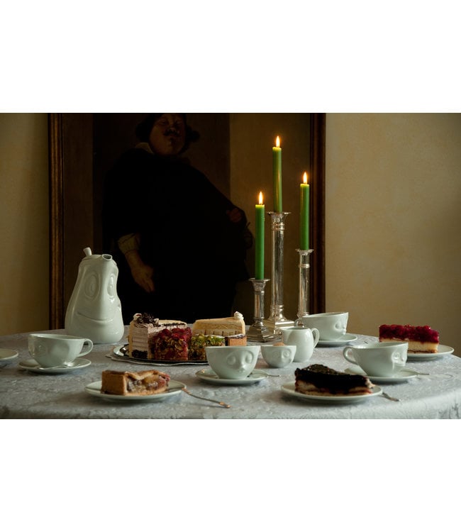 Tassen  'Tassen' kop en schotel, wit - Kus