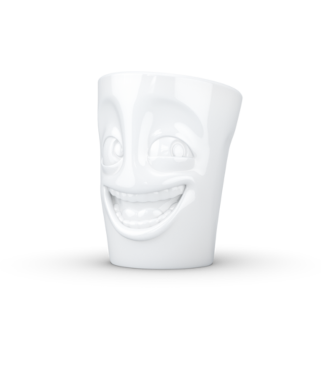 Tassen  'Tassen' mok met handvat, 350ml, wit - Grappig