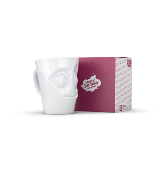 Tassen  'Tassen' mok met handvat, 350ml, wit - Lekker