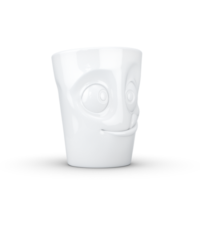 Tassen  'Tassen' mok met handvat, 350ml, wit - Lekker