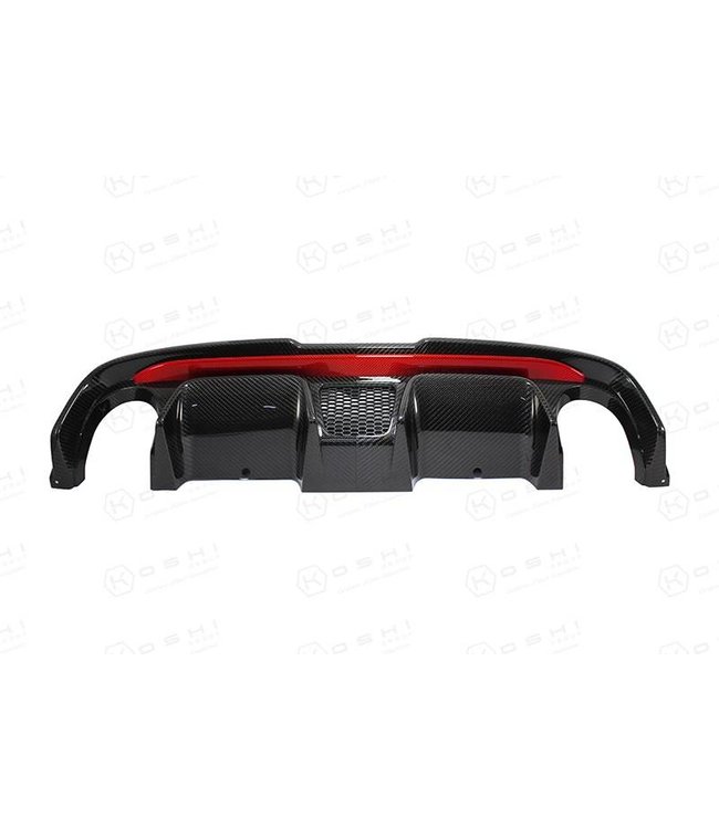 Koshi Group Abarth Fiat 500 Double Exhaust Diffuser