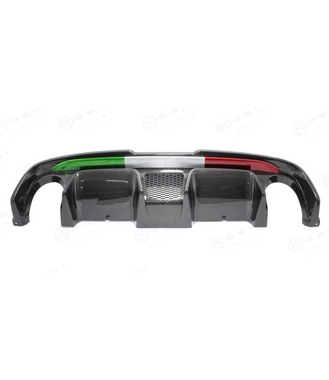 Koshi Group Abarth Fiat 500 Double Exhaust Diffuser