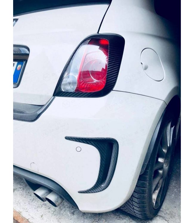 Koshi Group Abarth Fiat 500 Rear Bumper Air Intake