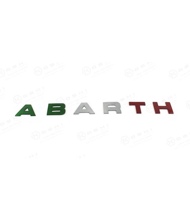 Koshi Group Abarth 595 (2016-) Front Letters
