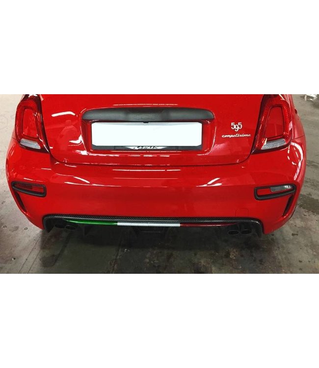 Koshi Group Abarth 595 (2016-) Rear Diffuser Lip Cover