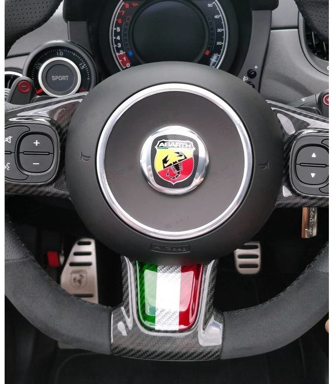 Koshi Group Abarth 595 (2016-) Frontal Decor Cover Steering Wheel