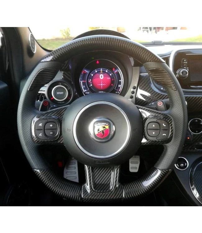 Koshi Group Abarth 595 Upper Part Steering Wheel Cover