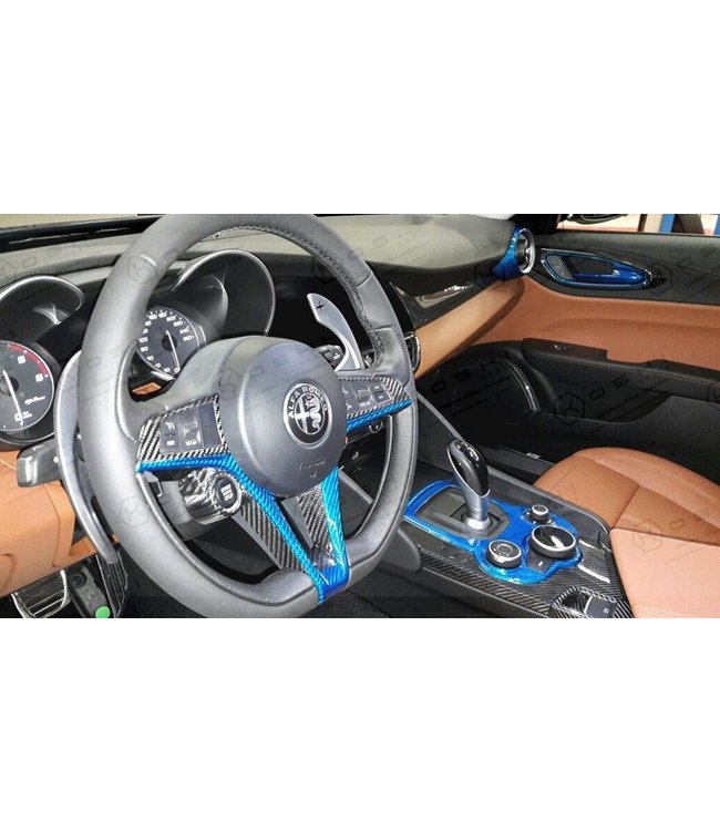 Koshi Group Alfa Romeo Giulia Central Console Tunnel Trim